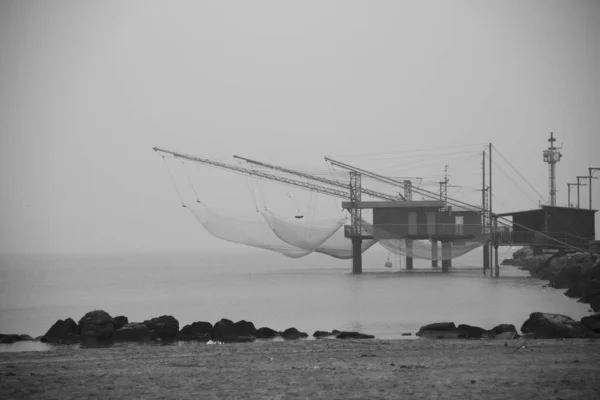 Chioggia Daki Balıkçının Eski Stilt Evi Telifsiz Stok Fotoğraflar