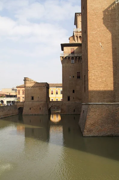 Altes Schloss Estense Ferrara Italien — Stockfoto