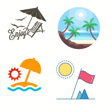 Hayvanların resim çizimi simgeleri Renk nesneleri