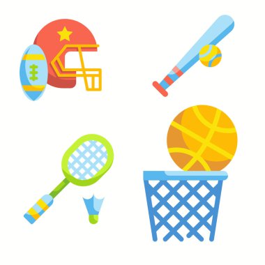 Hayvanların resim çizimi simgeleri Renk nesneleri