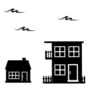 Beyaz arkaplanda resim simgeleri