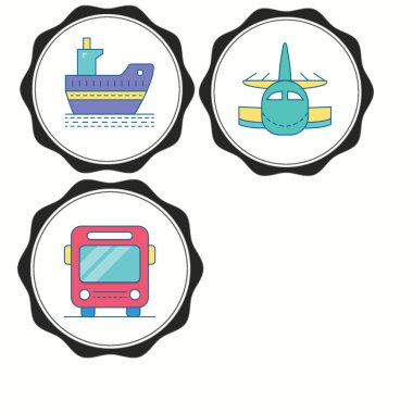 Beyaz arkaplanda resim simgeleri