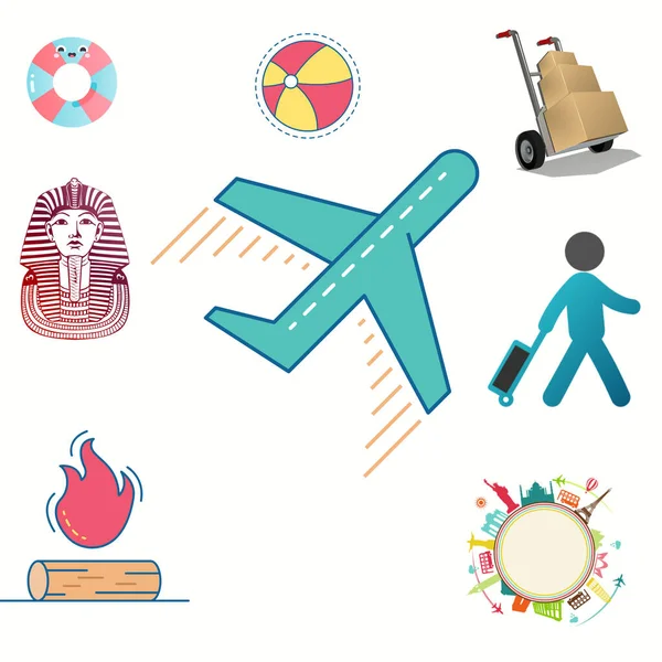 Beyaz arkaplanda resim simgeleri