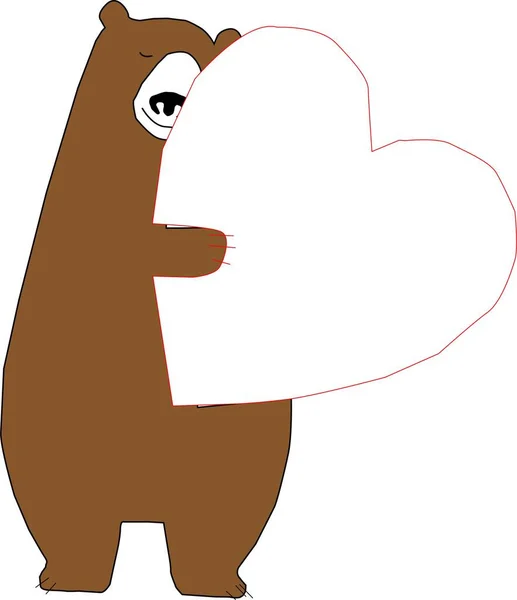 vektör grafik şablonu kartpostal taşıyıcı kalbi