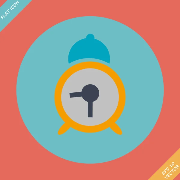 Icono de reloj despertador - ilustración vectorial — Archivo Imágenes Vectoriales