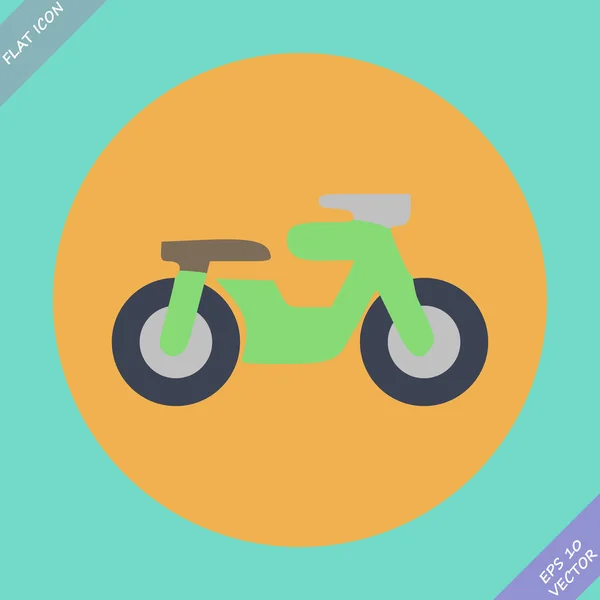 Símbolo motocicleta — Vector de stock