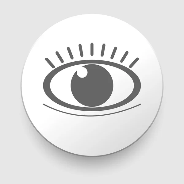 Icono del ojo - vector simple — Vector de stock