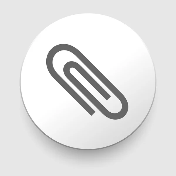 Vector Clip de papel icono — Vector de stock