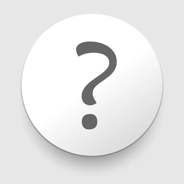 Point d'interrogation icône signe. Un symbole d'aide. FAQ signe — Image vectorielle