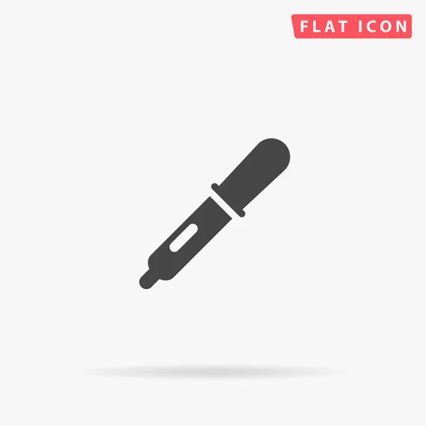 Pipetteer Vlakke Vector Icoon Met Hand Getekend Ontwerp Illustraties — Stockvector