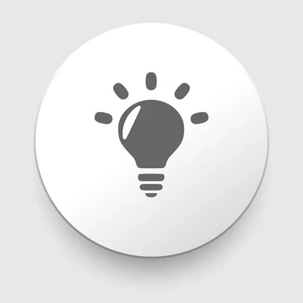 Light bulb symbol,vector — Stock Vector