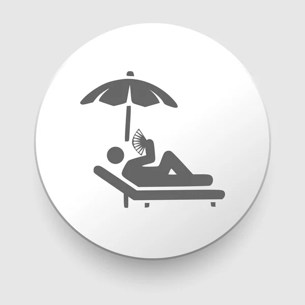 Signo de vacaciones — Vector de stock