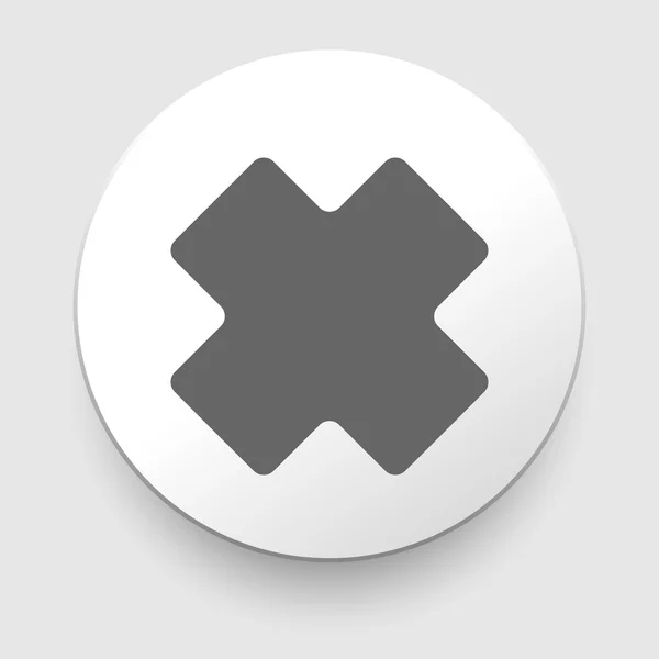 Cross icon — Stock Vector