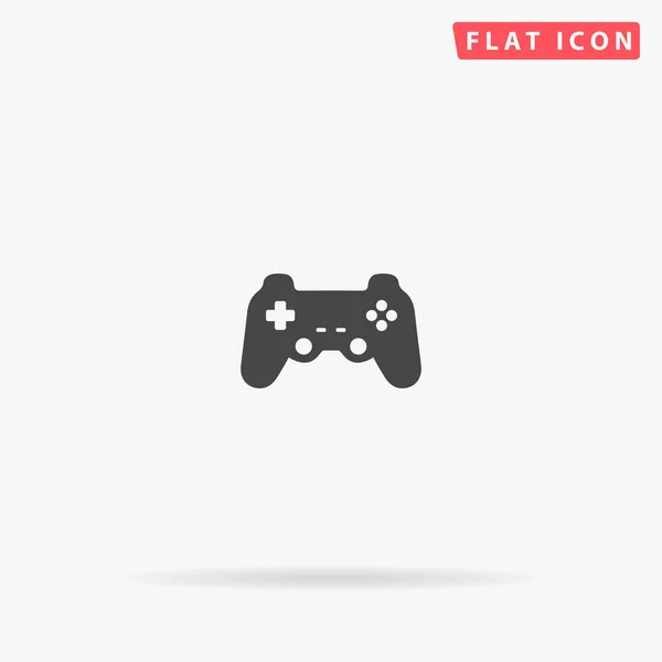 Game Controller Icono Vector Plano Ilustraciones Dibujadas Mano — Vector de stock