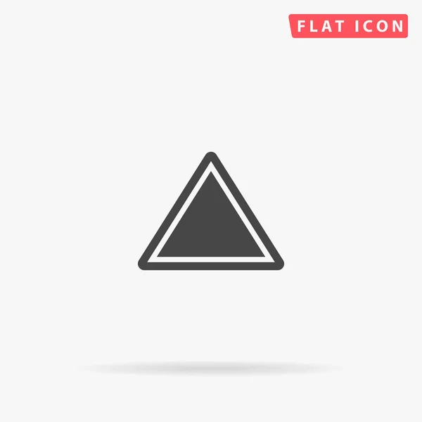 Icône Vectorielle Plate Triangle Illustrations Style Dessinées Main — Image vectorielle