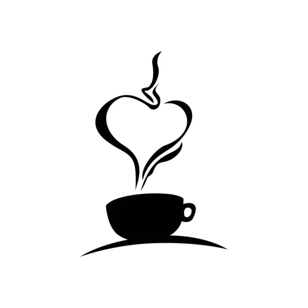 Coffee Love Icon Sign Symbol Coffee Vector Illustration — Stock Vector