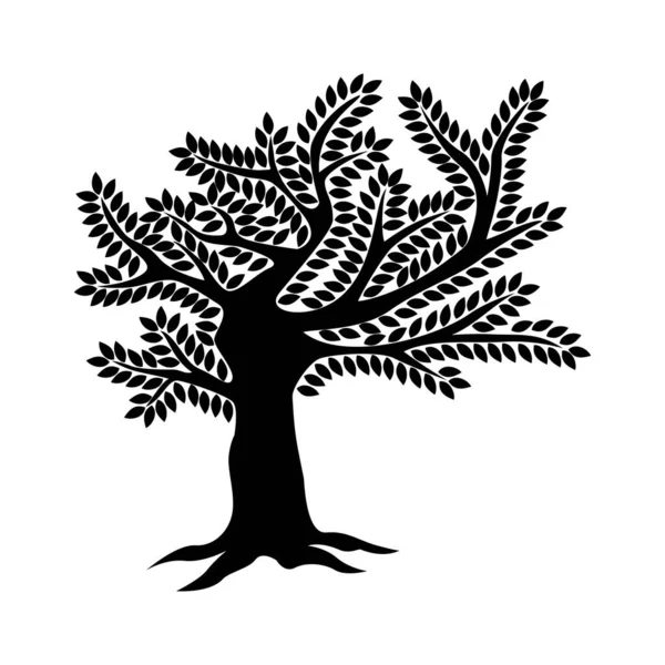 Plantilla Logotipo Árbol Signo Naturaleza Ilustración Vector Símbolo — Vector de stock