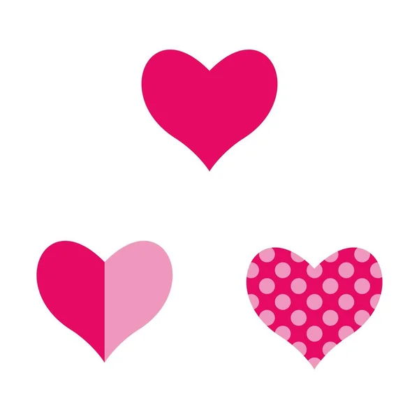 Signe Symbole Amour Élément Décoration Valentine Design — Image vectorielle