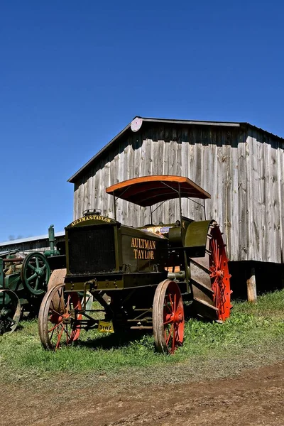 Rollag Minnesota Września 2021 Stary Odrestaurowany Silnik Parowy Aultman Taylor — Zdjęcie stockowe