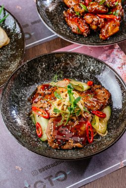 Lezzetli yemekler, seçici odaklanma.