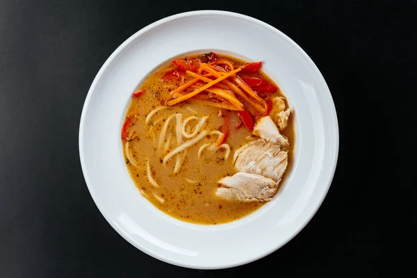 Thai Pork Soup Vegetables — Fotografia de Stock