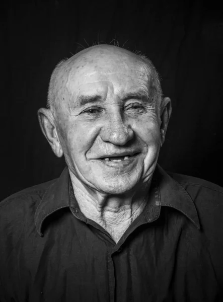 Old man portrait — Stock Photo, Image