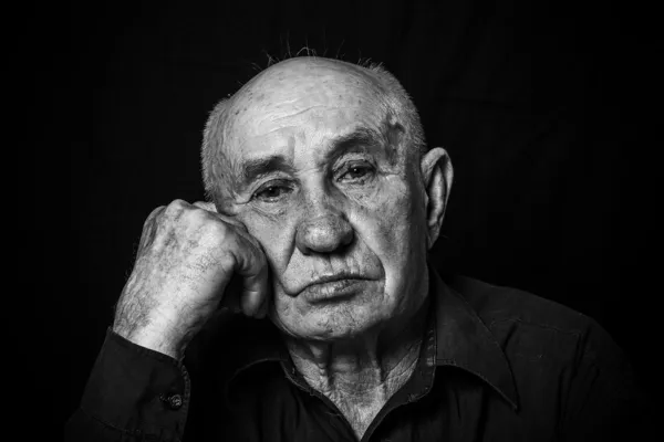 Old man portrait — Stock Photo, Image