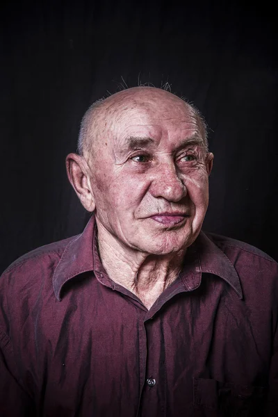 Retrato de homem velho — Fotografia de Stock
