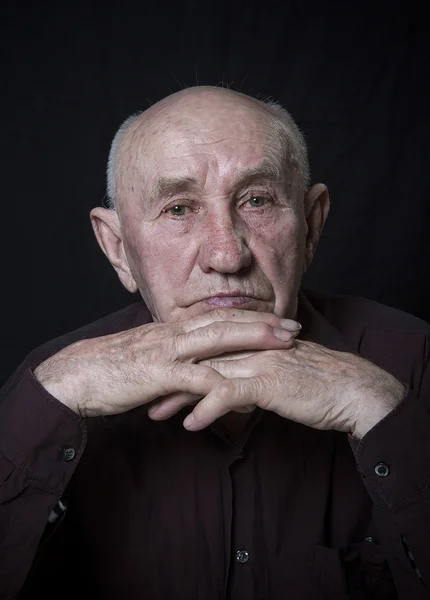 Yaşlı adam portresi — Stok fotoğraf