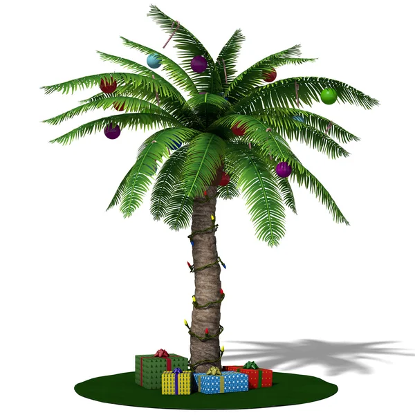 Illustration of Christmas palm tree. — Stock Photo, Image