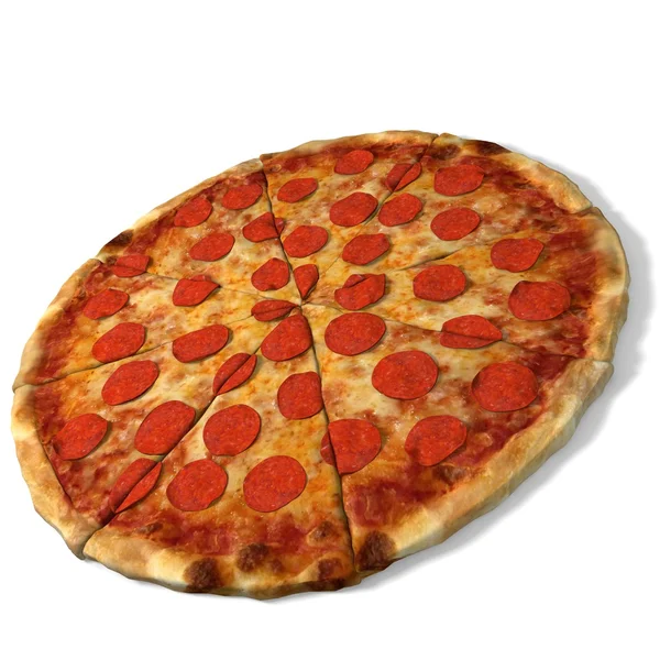 Pepperoni Pizza — Stockfoto