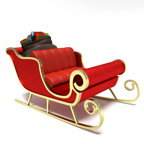 Santa's sleigh — Stock Photo, Image