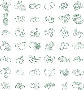 meyve Icon set