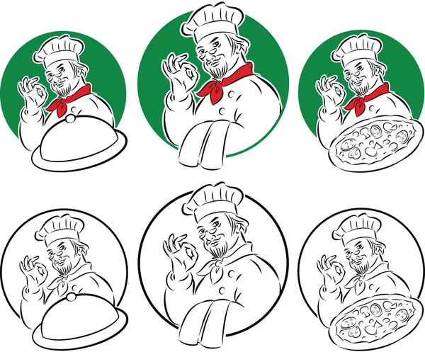 aşçı Şef vektör