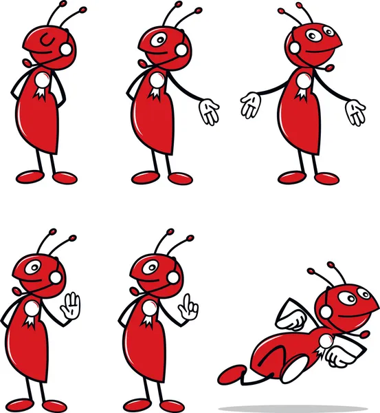 Ant mascot — Stock Vector