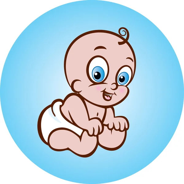 Happy baby — Stock Vector