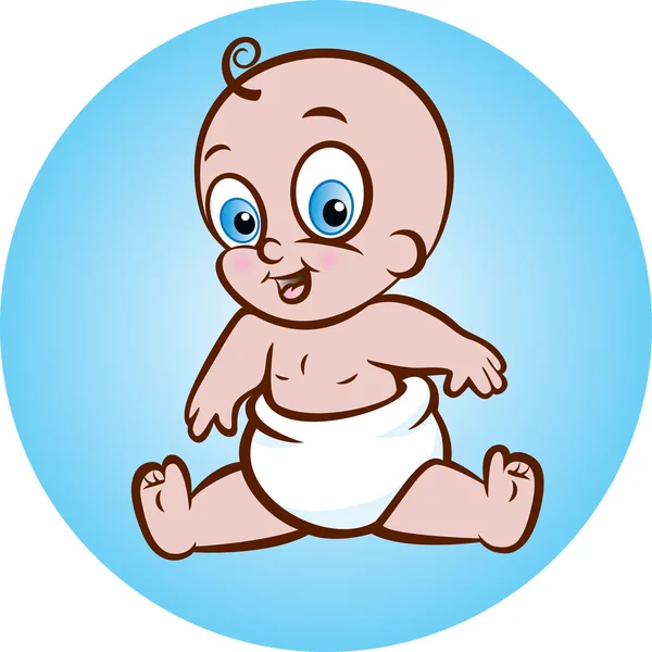 Happy baby — Stock Vector