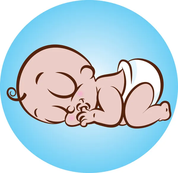 Happy baby — Stock Vector