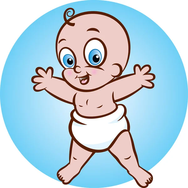 Happy baby — Stock Vector