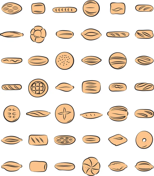 Breads — Stock Vector