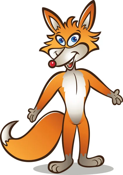 Mascotte de renard — Image vectorielle