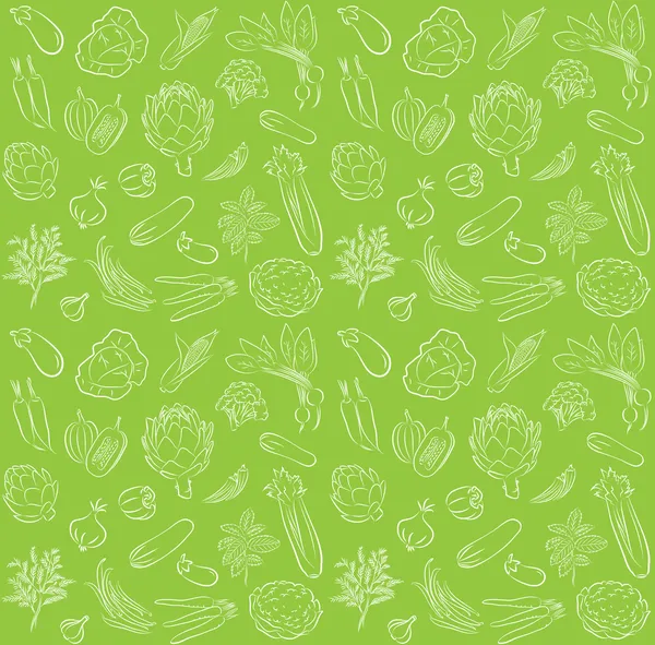 Modèle de légumes — Image vectorielle