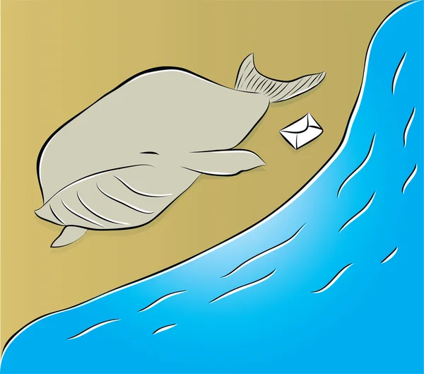 Wieloryb — Wektor stockowy