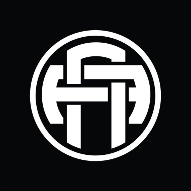 Üst üste binen stil vintage tasarım şablonuna sahip AA logo monogramı