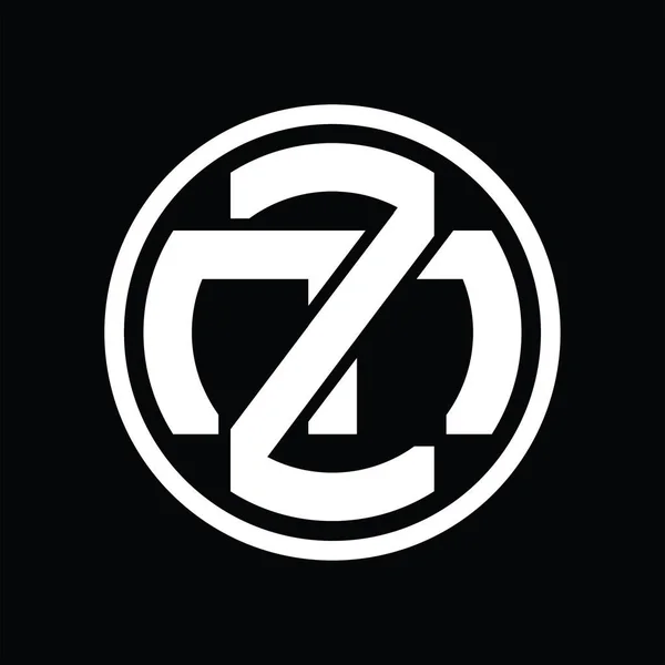 Zm带有重叠风格老式设计模板的Logo主题图 — 图库矢量图片