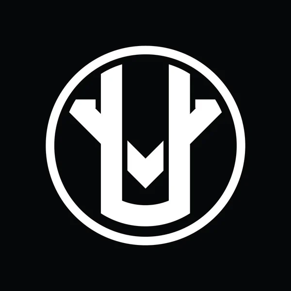 Vektorová grafika „Monogram GM logo with geometric shield and crown, luxury  elegant initial logo design“ ze služby Stock