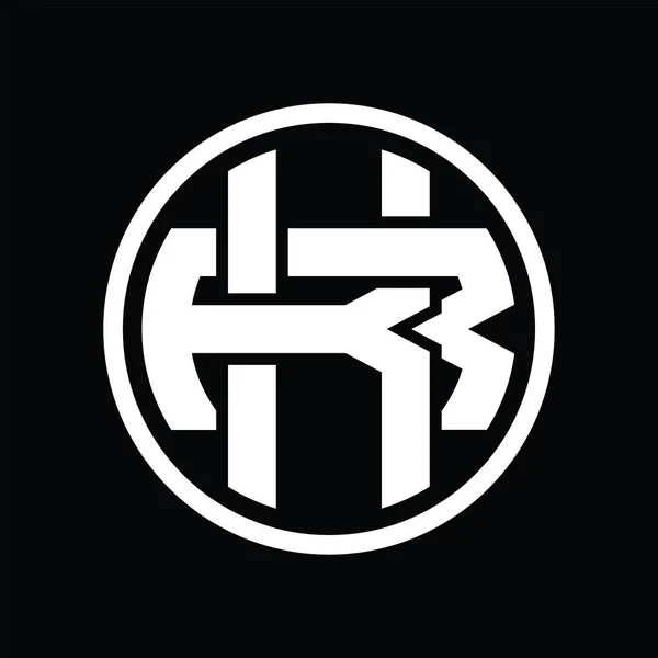 Monograma Logotipo Com Modelo Design Vintage Estilo Sobreposição —  Vetores de Stock