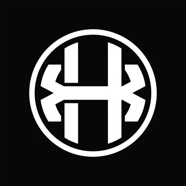 Logo Monograma Con Plantilla Diseño Vintage Estilo Superpuesto — Vector de stock