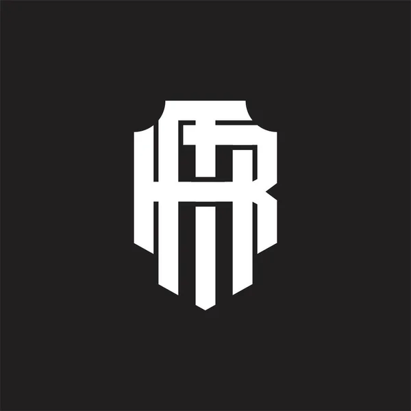 Logo Монограма Шаблоном Дизайну Стилю Перекриття — стоковий вектор