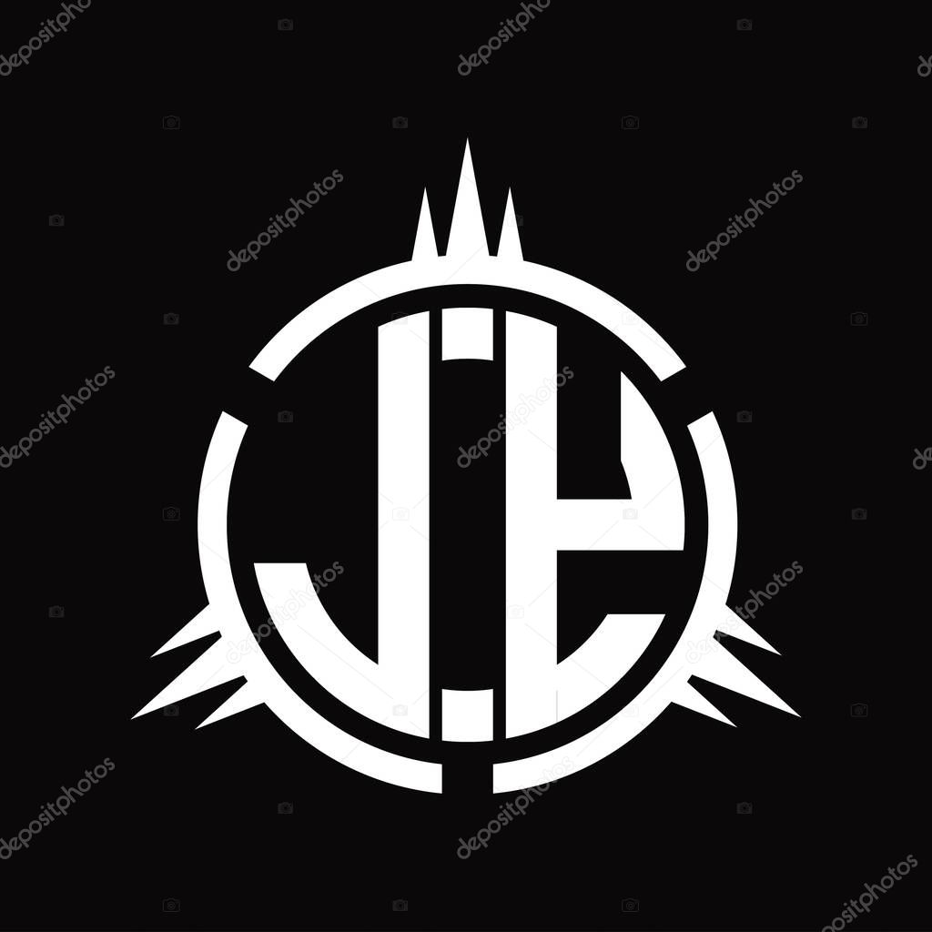 LY Logo monogram isolated on circle element design template